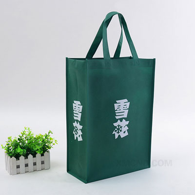 雪花啤酒：有底有側(cè)-無紡布袋-豎版