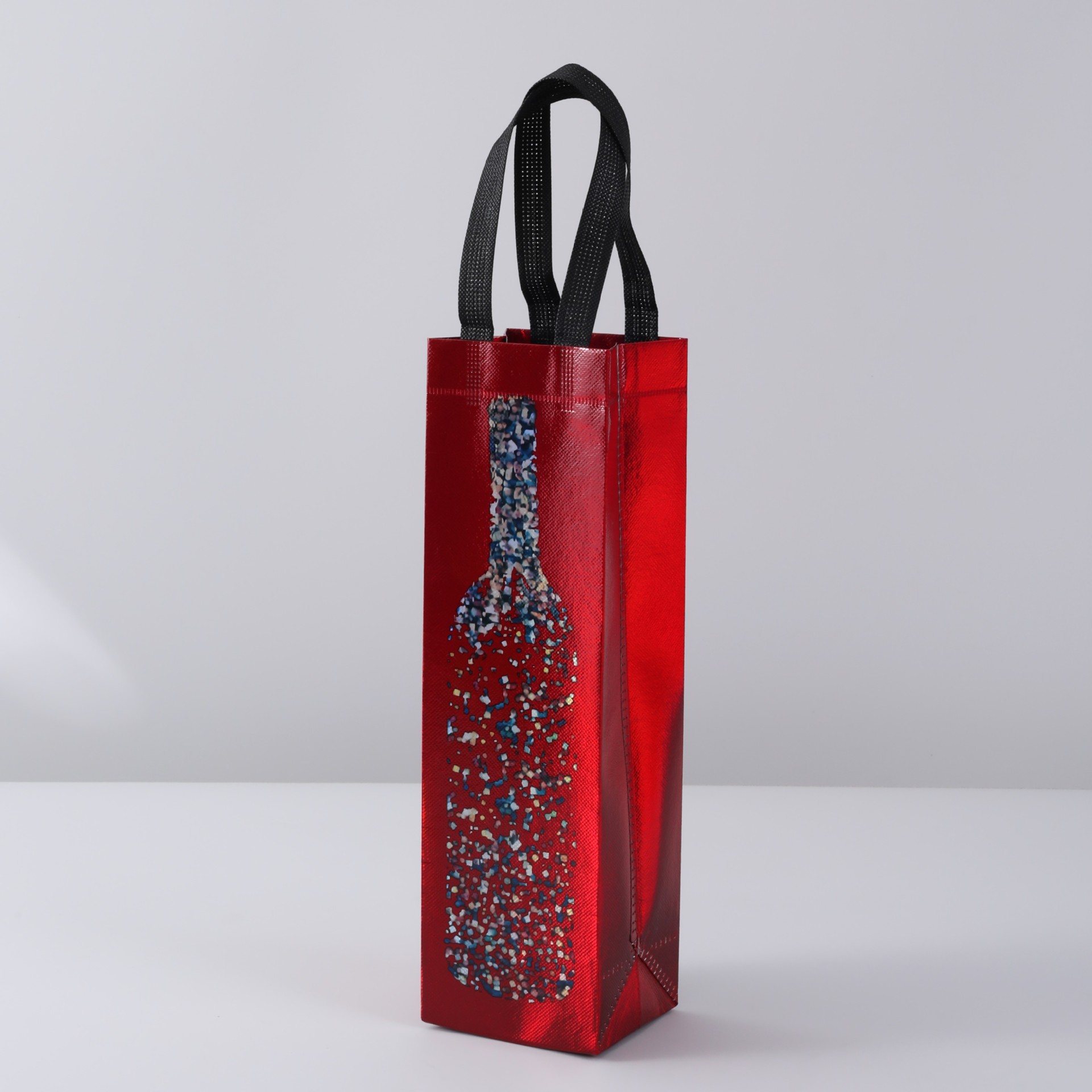 紅酒包裝袋無紡布紅酒瓶手提袋單支雙支通用葡萄酒白酒袋子禮品袋