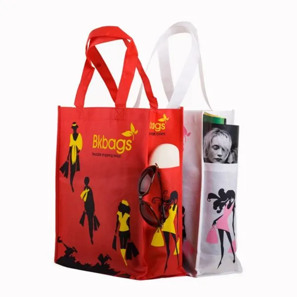 PP non-woven BKS bag with side packet PP 無紡布袋帶側袋