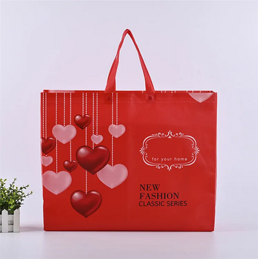 無紡布袋彩印覆膜購物手提袋 空白環保袋定做 熱壓線縫服裝袋批發