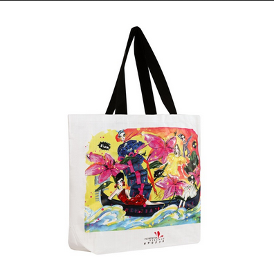 覆膜無(wú)紡布袋 廣告宣傳購(gòu)物袋可印logo折