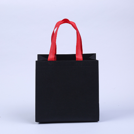 覆膜無紡布袋立體外賣打包快餐袋手提袋廣告宣傳購物袋印logo