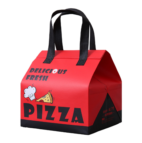 披薩保溫袋外賣專用袋一次性鋁箔保溫打包袋烘焙蛋糕特大號手提袋