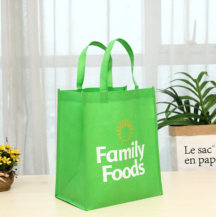 定制無紡布家紡滿版車縫袋 衣服便攜環保袋立體袋