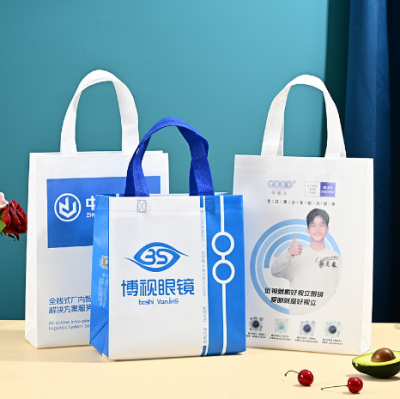 培訓(xùn)班學(xué)生無紡布手提袋購物袋定制 房產(chǎn)無紡布袋定做logo