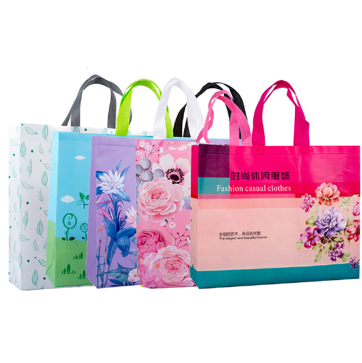 加厚無紡布手提袋家紡家飾禮品袋男女服飾大容量可折疊購物袋