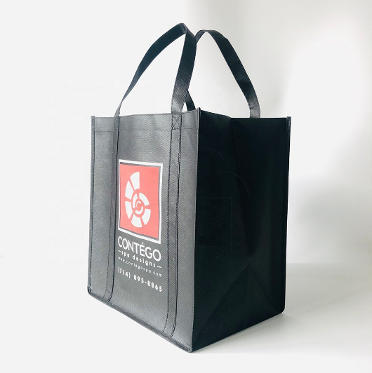 手提無紡布袋定做 覆膜環保購物袋定制logo