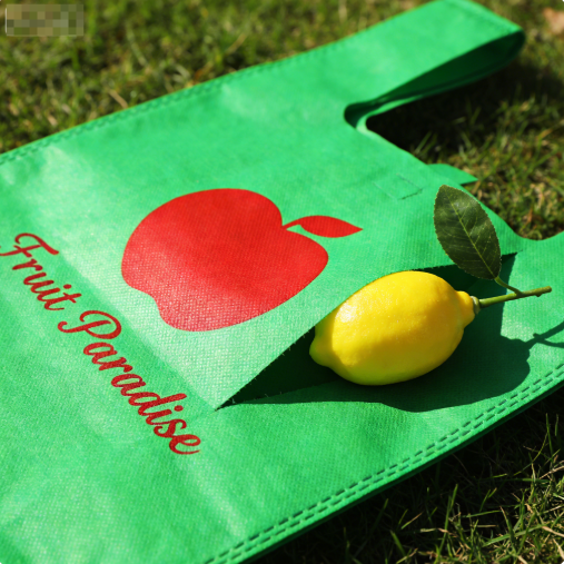 商超生鮮專用加強款無紡布背心袋（防水防漏）