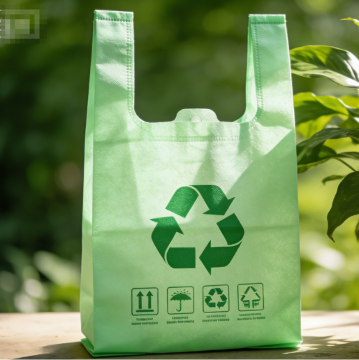 商超單色簡約款無紡布背心袋