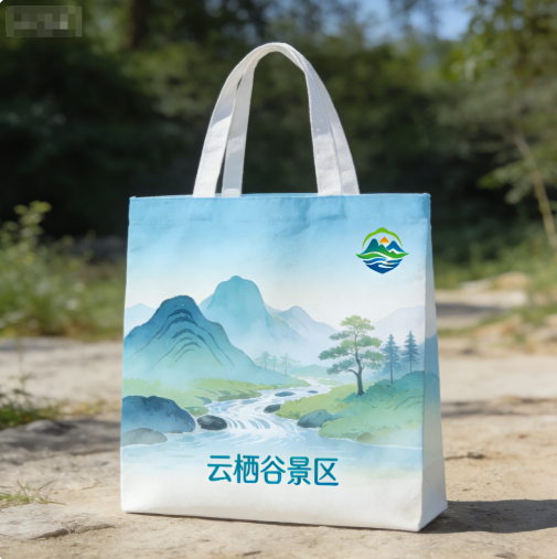 文旅行業(yè)無紡布袋 定制環(huán)保手提袋 景區(qū)宣傳禮品袋廠家直供